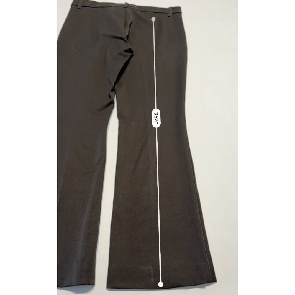 Vertigo Paris Solid Black Hidden Fly Bootcut Trou… - image 4